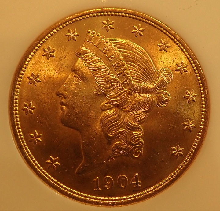 1907年 米国 リバティヘッド イーグル2.50ドル金貨 PCGS MS63 1907年 米国 リバティヘッド イーグル2.50ドル金貨 PCGS MS63 アメリカ