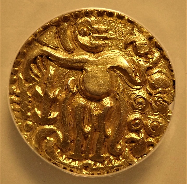 スリランカ（AD990年-1070年前後）カハバヌ金貨スターテル、Fr-1