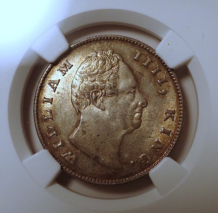 【人気 希少】イギリス領東インド 1835 1R 銀貨 ウィリアム4世 ウィリアム4世のモハール金貨｜誠実な航海王と英領東インド会社