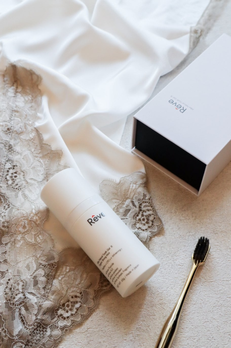 Reve Allbe Natural Tooth Gel II 80gチューブ歯ブラシセット