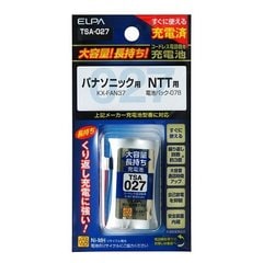 �ڥݥ�����ȡ�� ����̵���ۥ���� �����ɥ쥹���õ��ѽ����� ELPA TSA-027 �����̥����� �����ɥ쥹���á�FAX�ҵ��Ѹ򴹽����� KX-FAN37�ߴ��Хåƥ꡼