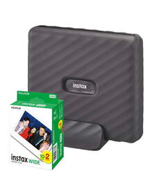 (�ե����20����)�ٻΥե���ࡡ��������󥯥磻�ɡ��⥫���쥤��instax Link WIDE MOCHA GRAY