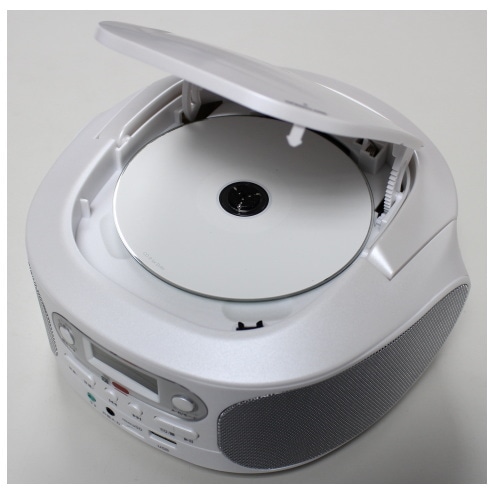 WINTECH AM/FMチューナー搭載 リモコン付きSD/USB/CDラジオ KC-153USB パールホワイト FMワイドバンド MP３ WINTECH AM⁄FMチューナー搭載 リモコン付きSD⁄USB⁄CDラジオ CD