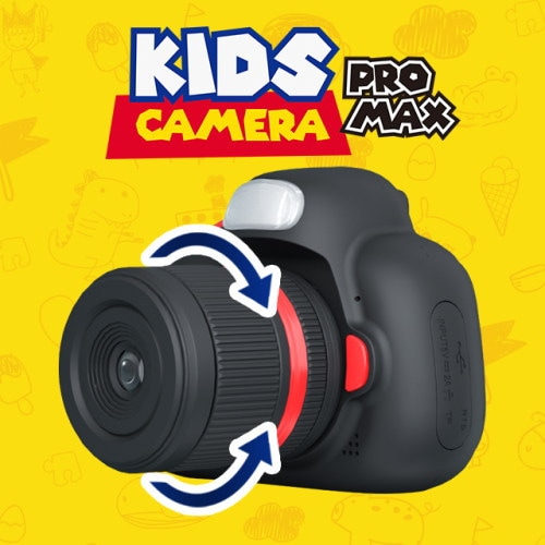 キッズカメラ PROMAX プロマックス ブラック MA-KICA-PROMAX-BK キッズカメラ PROMAX プロマックス ブラック MA-KICA-PROMAX-BK