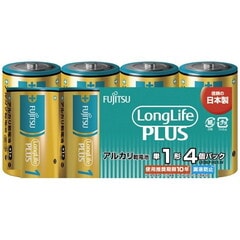 �ٻ��� FDK ���󥰥饤�եץ饹 LONG Life PLUS ñ1���륫�괥����4�� LR20LP(4S) ������