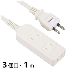 OHM �������ŵ���3�ĸ��������å� ������Ĺ1m��HS-T31SFW-22����Ĺ������ �ե꡼�ץ饰