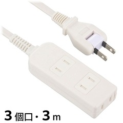 OHM �������ŵ���3�ĸ��������å� ������Ĺ3m��HS-T33SFW-22����Ĺ������ �ե꡼�ץ饰