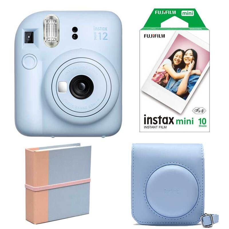 (4�����å�B)�ٻΥե���� ���󥹥���ȥ���� ������ instax mini 12 �֥롼�ե���� ����Х� ���ѥ������դ���