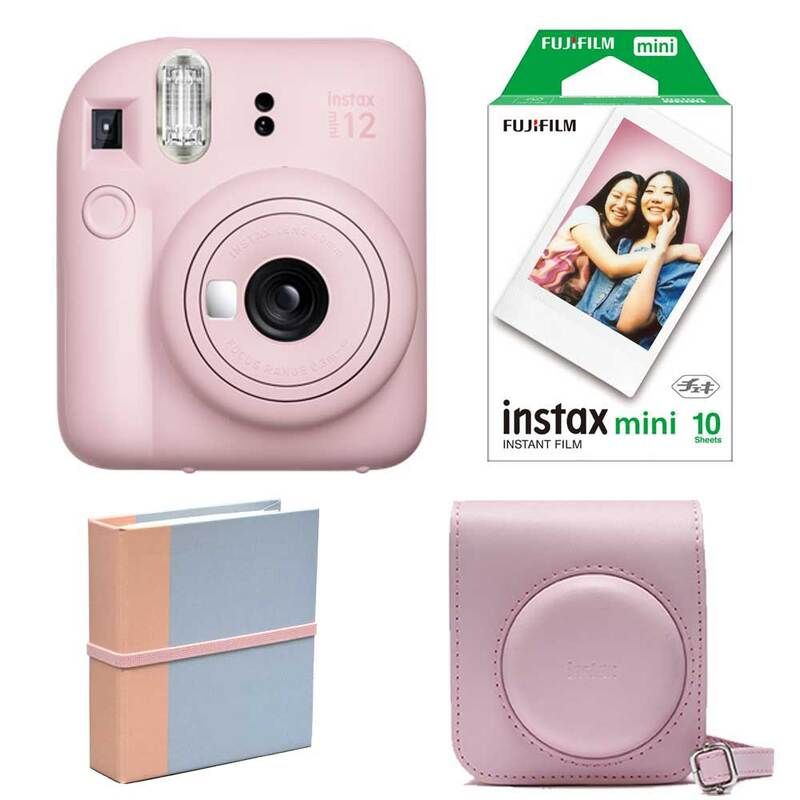 (4�����å�B)�ٻΥե���� ���󥹥���ȥ���� ������ instax mini 12 (�ԥ� �ե���� ����Х� ���ѥ������դ���