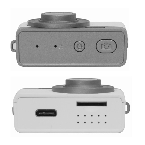 king キング キーチェーンカメラ KLIKKA-WH ホワイト レトロ型のミニ