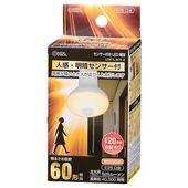 OHM �������ŵ����̣ţ��ŵ��60������/828lm/�ŵ忧/E26/�ʹ������ť��󥵡��ա� LDR7L-W/S 9            