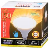 OHM �������ŵ����̣ţ��ŵ� �ӡ�����׷� ���ѡ�150������/1555lm/�ŵ忧/E26/�ɱ������ס� LDR15L-W/P150          