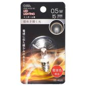 OHM �������ŵ����̣ţĥߥ˥ܡ�����������/0.5W/15lm/���ꥢ�ŵ忧/G30/E12�� LDG1L-H-E12 13C        