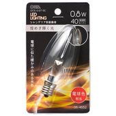 OHM �������ŵ����̣ţĥ����ǥꥢ����������/0.8W/40lm/���ꥢ�ŵ忧/C32/E17�� LDC1L-G-E17 13C        