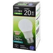 OHM �������ŵ���LED�ŵ��20������/����/260 lm/1.9W/E26/Ra83/�������۸�280��/̩�ķ�����б��� LDA2N-G AG59           