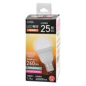 OHM �������ŵ����̣ţ��ŵ� ������25������/�ŵ忧/260 lm/1.9W/E17/Ra83/���۸�200��/̩�ķ�����б�/��Ǯ��ܹ�����б��� LDA2L-G-E17 IS53       