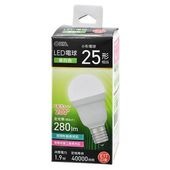 OHM �������ŵ����̣ţ��ŵ� ������25������/����/280 lm/1.9W/E17/Ra83/���۸�200��/̩�ķ�����б�/��Ǯ��ܹ�����б��� LDA2N-G-E17 IS53       