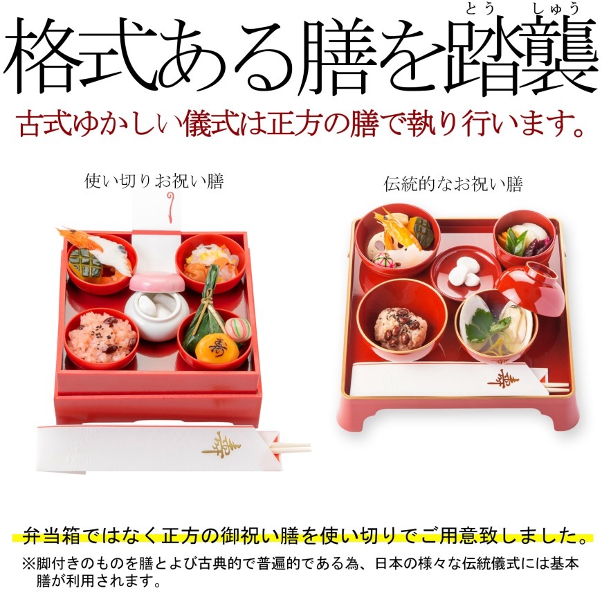 ♪値下げ⭐️未使用品⭐️お祝い膳に⭐︎懐石 食器付きお弁当箱