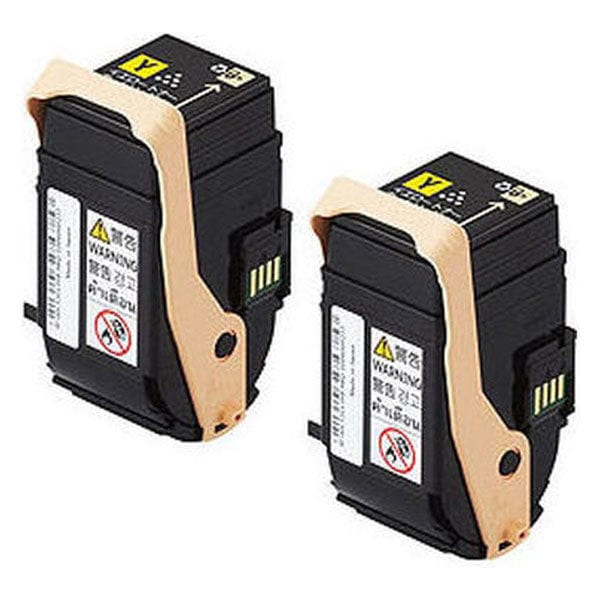 『CT202466』純正 アウトレット品 富士ゼロックス 富士フィルム トナーカートリッジ 2本セット イエロー