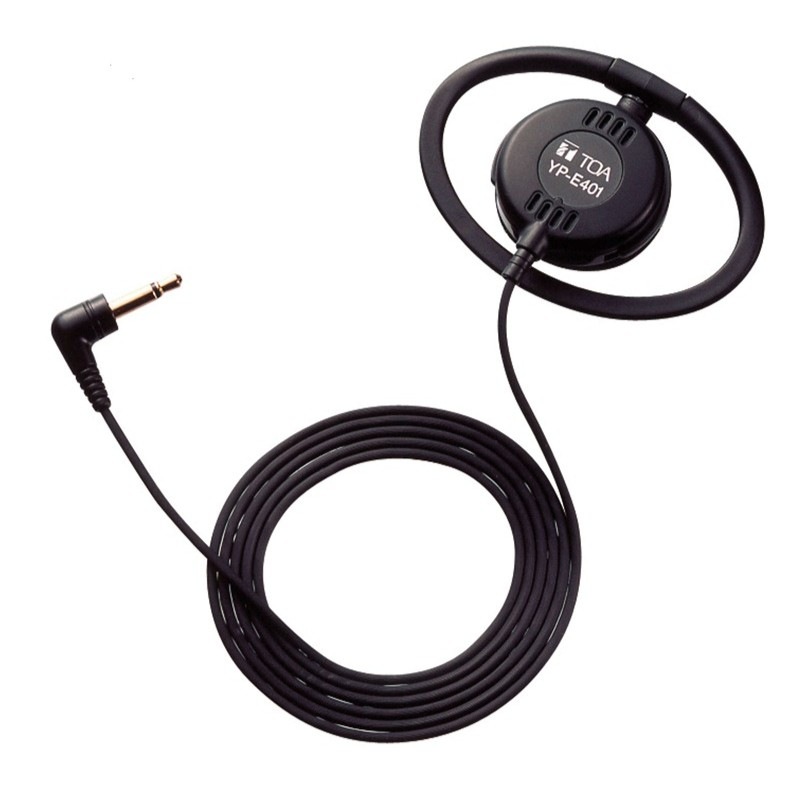 『YP-E401』 TOA 耳掛型イヤホン 3.5mm ブラック