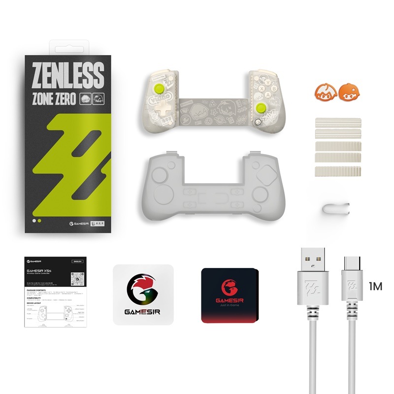 GameSir X5s ZZZ White（無線/有線コントローラー）｜Switch / iPhone / Android / Windows対応【メーカー直送品】