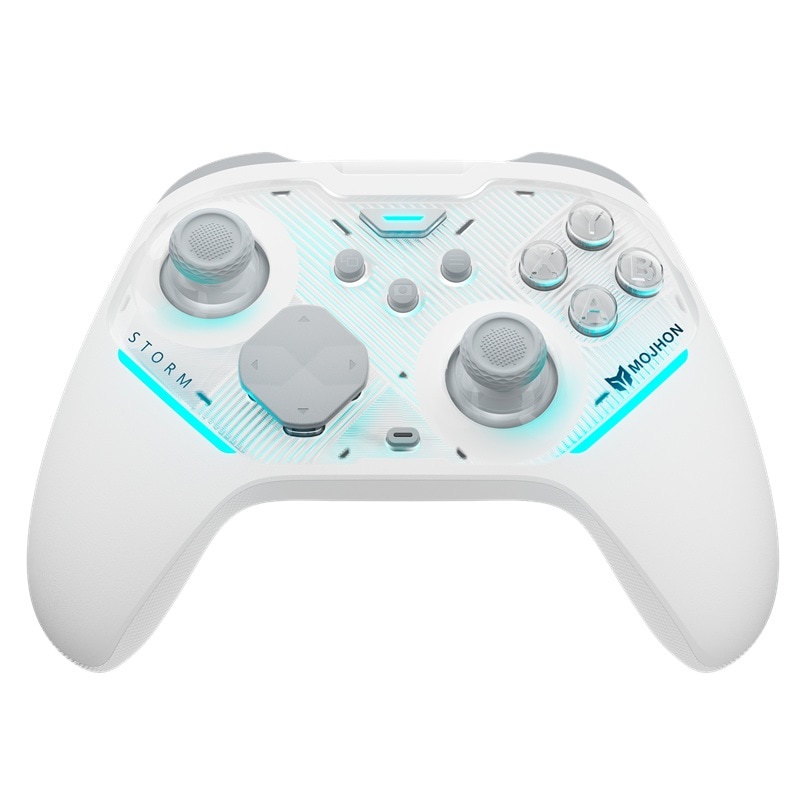 MOJHON STORM White ゲーミングコントローラー 有線 無線 専用TMRスティック Android / iOS / Windows / Switch2対応【メーカー直送品】