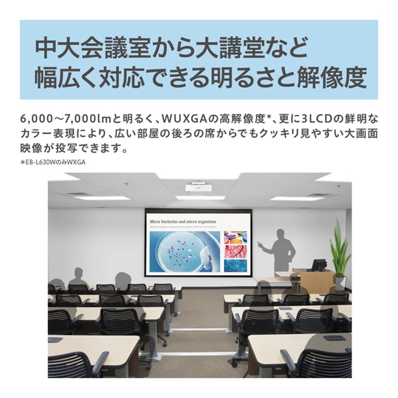 『EB-L630SU』EPSON エプソン プロジェクター スタンダードモデル ビジネス用
