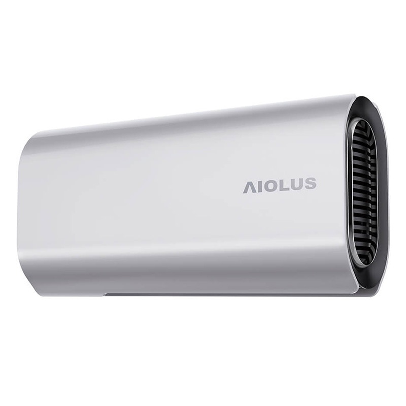 『Nyuhd-210S』AIOLUS Hand Dryer Silver 家庭用コンパクトハンドドライヤー シルバー