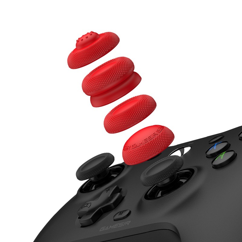 GameSir Thumb Grip Red（ジョイスティック用シリコンカバー）｜Xbox/PlayStation/Nintendo Switch対応【メーカー直送品】