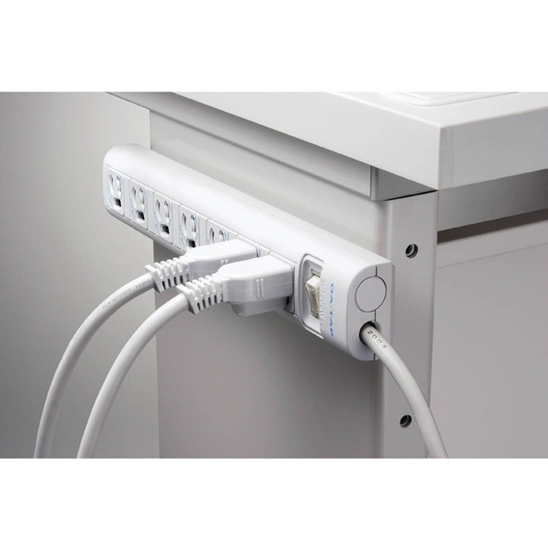 『T-Y3A-3720WH』ELECOM タップ 7個口 2m 抜け止め 雷ガード マグネット付き スイッチ付き ホワイト