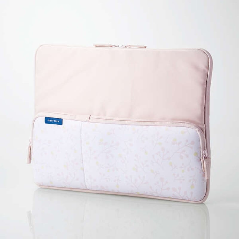 【予約商品】『BM-IBPTP13T1』ELECOM エレコム 北欧柄風 PCインナーケース バック リーフ柄 ピンク