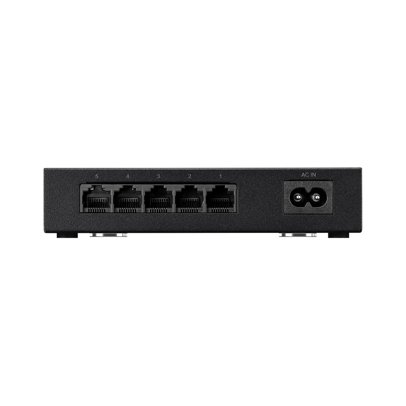 『LSW6-GT-5NS/BK』BUFFALO スイッチングハブ 5ポート Giga対応 ブラック