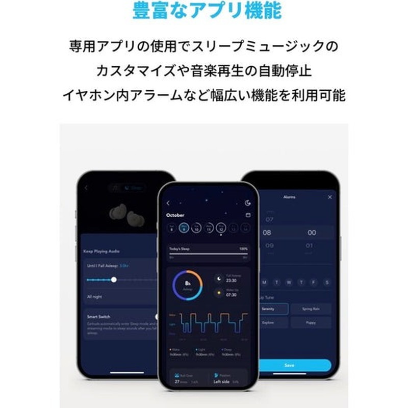 『A6611Z21』Anker アンカー Soundcore Sleep A20 Bluetooth ワイヤレス イヤホン サンドベージュ 睡眠時用 寝ホン