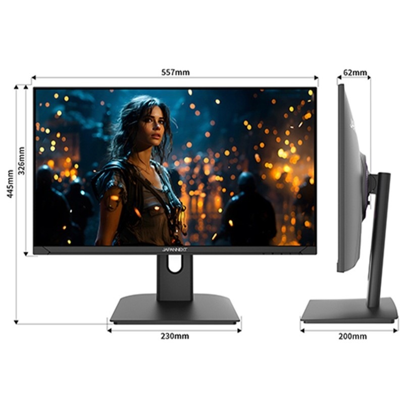 『JN-245GT180FHDR』JAPANNEXT ゲーミング液晶ディスプレイ 24.5型 フルHD 1920×1080 スピーカー有 2年保証 ブラック