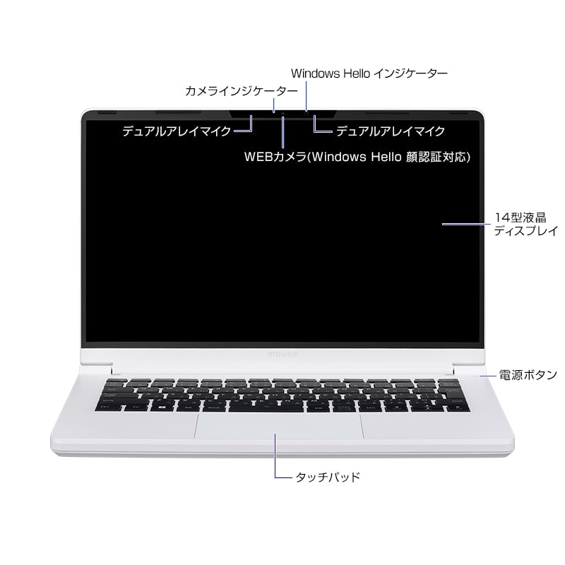 マウス コンピュータ R4I7G50WTABBW101DEC DAIV R4-I7G50WT-A │パソコン(PC)通販のマウスコンピューター
