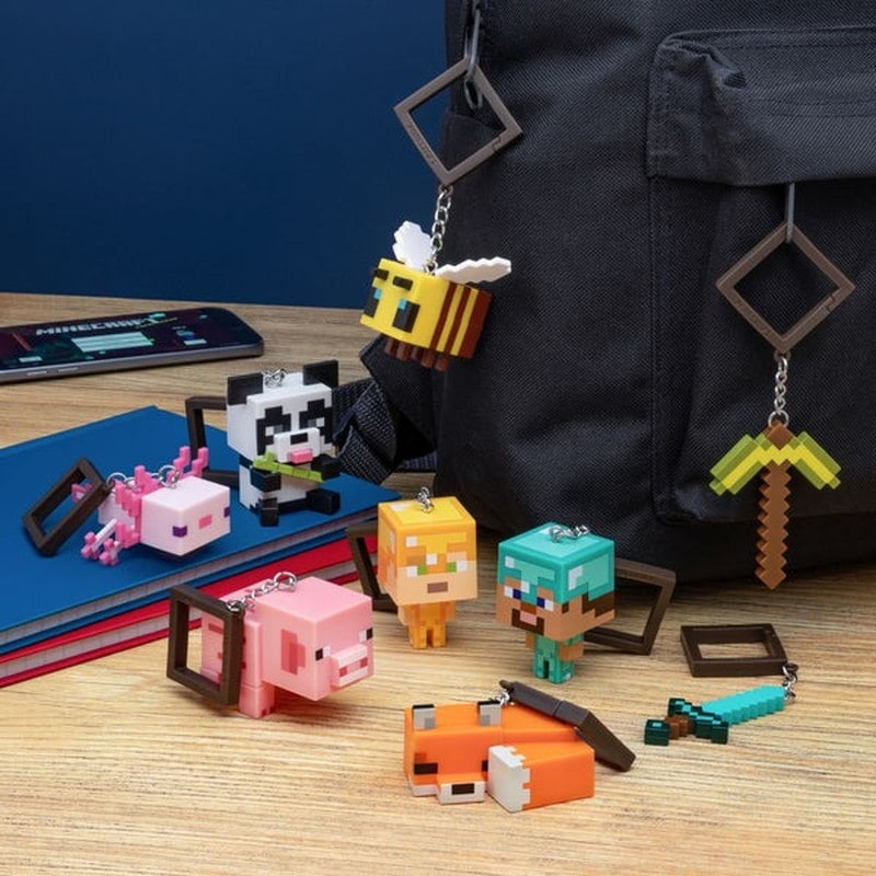 マイクラ キーホルダー （【日常組】マインクラフトアクリル