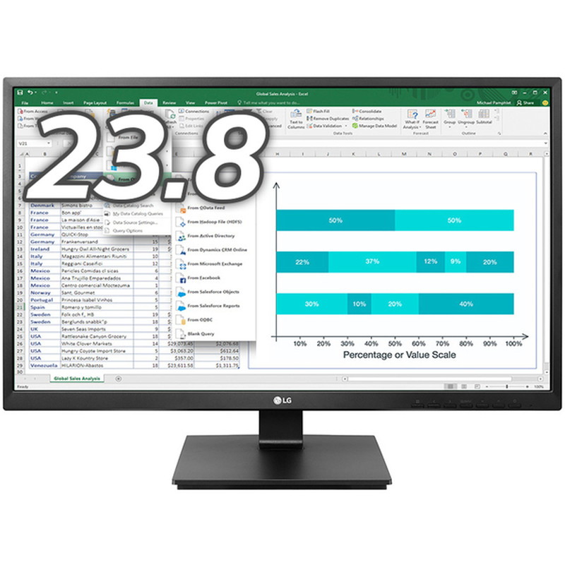『24BK550Y-B』LG 23.8インチ IPS液晶モニター フルHD ノングレア