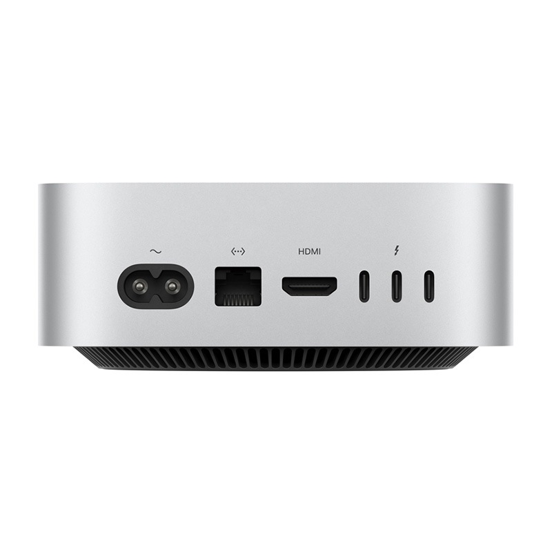 『MU9E3J/A』Apple Mac mini デスクトップパソコン シルバー Apple M4 16GB SSD512GB 光学ドライブ無し macOS Office無し 10コアCPU 10コアGPU