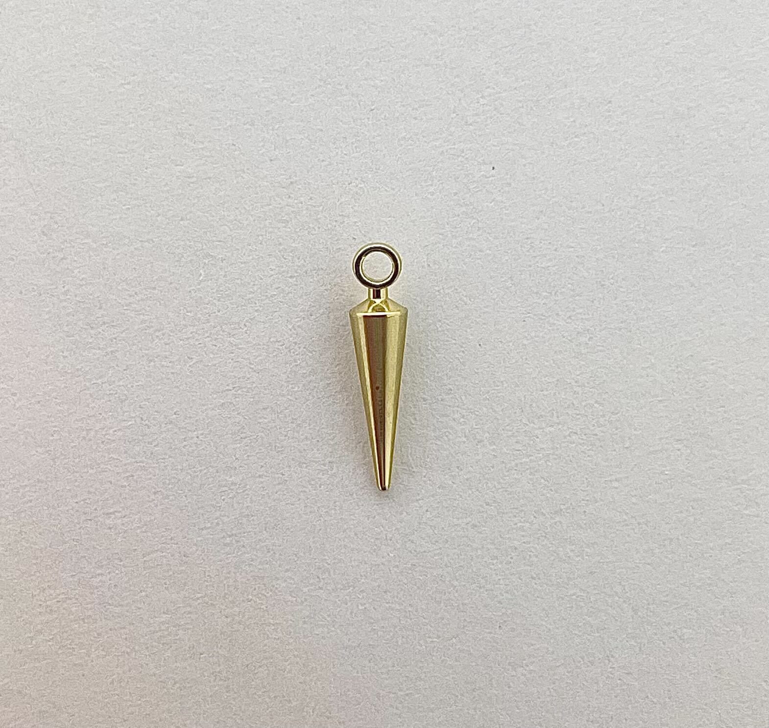 T17-131 【国産】三角すいブラ 2.5X10 ※ 入数：10個 素材：真鍮 メッキ