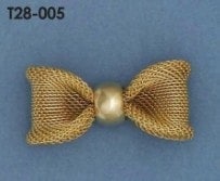 T28-005 メッシュリボン No．5 入数：10個 素材：真鍮 メッキ：なし