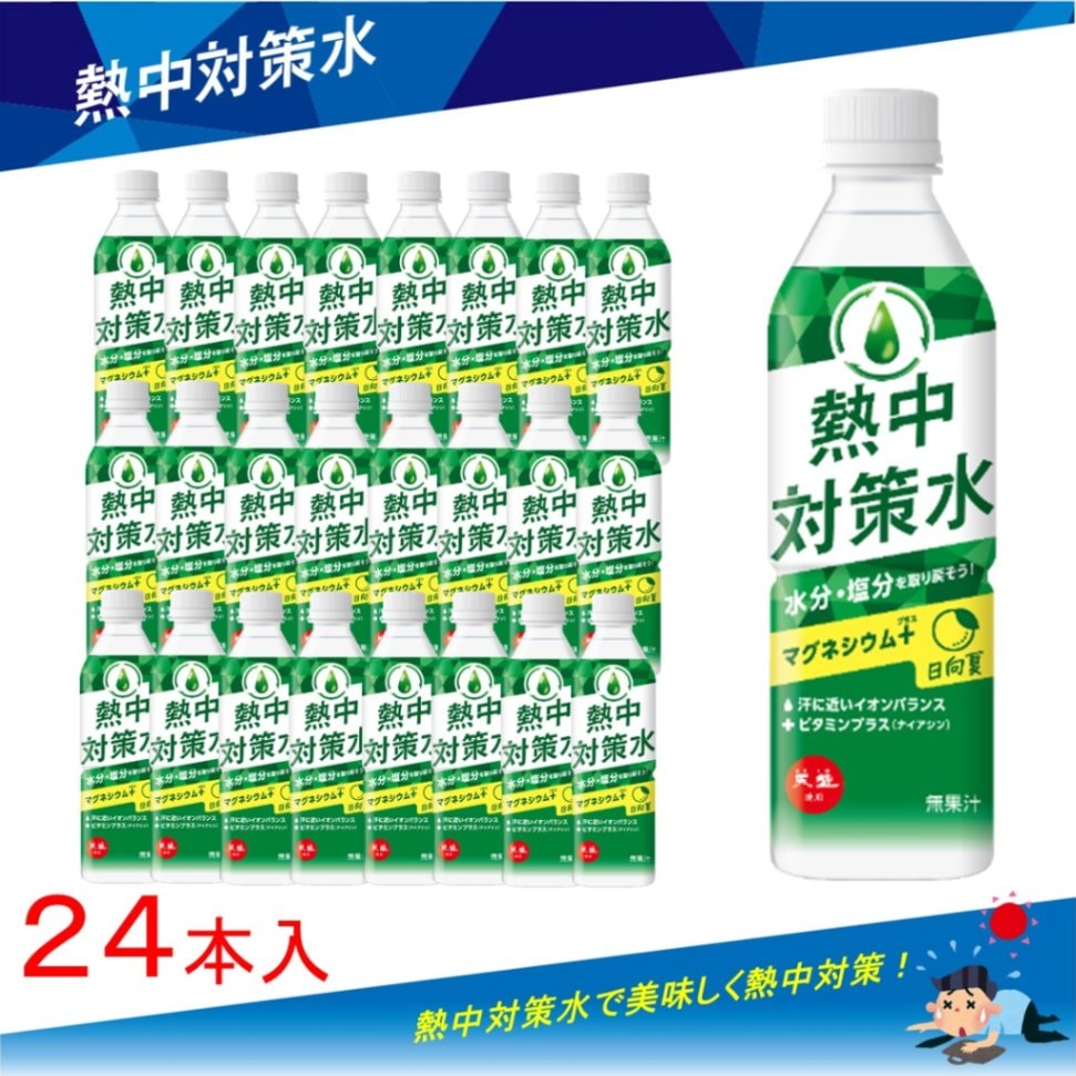 【熱中症対策に】 熱中対策水 ( 500ml × 24本 ) 赤穂化成 日向夏味
