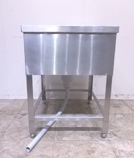 中古厨房 ステンレス 1槽シンク 600×750×800 業務用1層流し台 