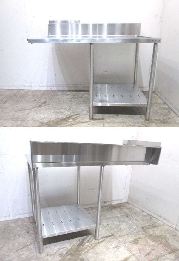 マルゼン ステンレス クリーンテーブル 1175×700×800 食洗機用作業台