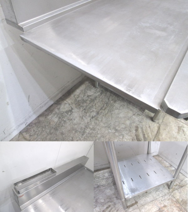 マルゼン ステンレス クリーンテーブル 1175×700×800 食洗機用作業台