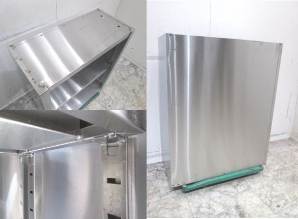 ステンレス 吊戸棚 650×300×800 扉なし 壁棚天吊食器棚 中古厨房