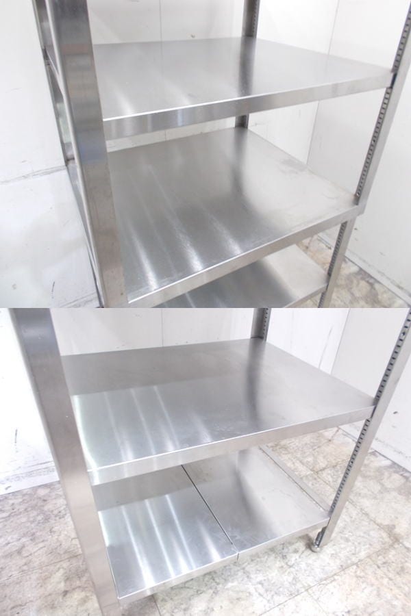 【中古】業務用　ステンレス　収納棚　900×460×1715(ｍｍ) 中古】業務用 ステンレス 収納棚 900×460×1715(mm) 楽天市場