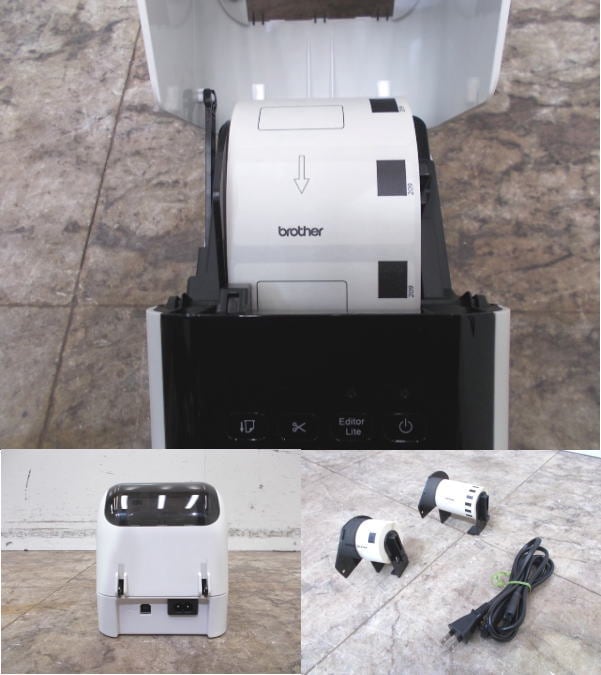 ブラザー 感熱ラベルプリンター QL-800 130×210×140 中古厨房/24K1607Z