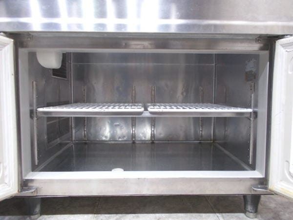 【値下】【中古/クリーニング済】【ホシザキ/2013年製】舟形シンク付きコールドテーブル RW-120SNC-T W1200×D600×H850mm 【家庭用電源で動作可能】【送料別途見積もり】 u-club_ek2404-ko-251120-fo
