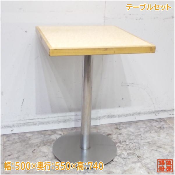 木製 テーブル11台セット 500×550×740 店舗用 中古厨房/25A2133Z