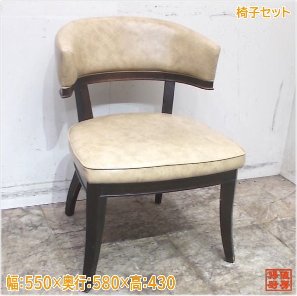イス6脚セット 550×580×430 店舗用イス 中古厨房/25C1225Z